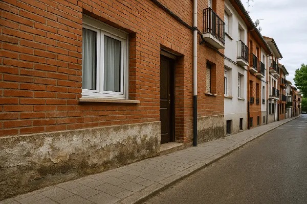 Humedades en Madrid -Humedad por capilaridad en fachada